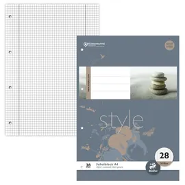 Staufen Staufen® Briefblöcke Style gelocht DIN A4 kariert Lineatur 28, 10 Blöcke