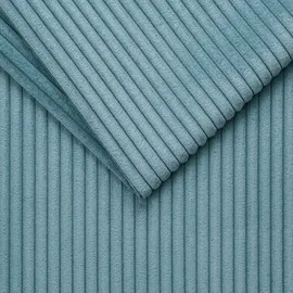 trends by hg Couch Cord 3-Sitzer Blau