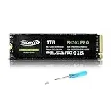 Fikwot FN501 Pro 1TB NVMe SSD - M.2 2280 PCIe Gen3 x4 Internes Solid State Drive mit Graphene Kühlaufkleber, Bis zu 3500 MB/s, SLC Cache 3D NAND TLC, Kompatibel mit Laptop & PC Desktop