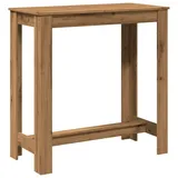 vidaXL Bartisch Artisan-Eiche 102x50x103,5 cm Holzwerkstoff