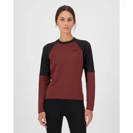 Mons Royale Quad Merino Fleece Hoodie Sable/Black M