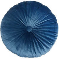 YILANLAN Einfaches Kürbiskissen, rundes Plüsch-Bodenkissen, verdicktes Plüsch-Tatami-Kissen, Bürostuhlkissen, einfache Raumdekoration (35cm*8cm, Blue)