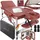 Kesser KESSER® Massageliege klappbar & höhenverstellbar 3 Zonen Massagebett Massagetisch Kosmetikliege Therapieliege Aluminium + 10x Gesichtsauflage mit Kopfstütze Armlehnen & Tasche