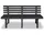 deluke Kato 145,5 x 74 x 49 cm Anthrazit