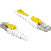 DeLock 85335 Netzwerkkabel Weiß 5 m Cat6a S/FTP S/STP,