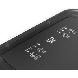 Klarstein CircleDry Smart Luftentfeuchter, WLAN-App-Steuerung, Leise 38 dB, 24h Timer, Kontinuierliche Entwässerung, Feuchtigkeitsregulierung,
