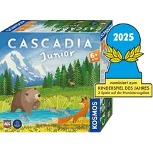 Kosmos Brettspiel 68488, Cascadia Junior, ab 6 Jahre, 2-4 Spieler