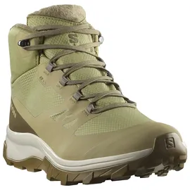 Salomon Outsnap Wp Wanderstiefel - Aloe / Stone Gray / Coyote Brown - EU 48