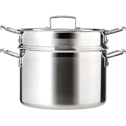 3-Ply Dampf- und Nudeltopf mit Einsatz 20 cm