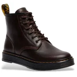 Dr. Martens Dr Martens für Herren. 41681200 Brookline Chukka Dunkelbraune Lederstiefeletten (40), Wohnung, Schnürsenkel, Lässig