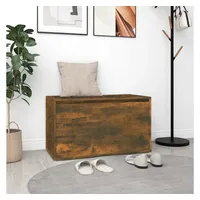 vidaXL Schuhbank 80 x 40 x 45 cm braun / Räuchereiche