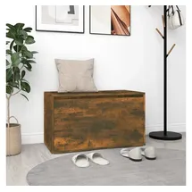 vidaXL Flurbank 80x40x45 cm Räuchereiche braun