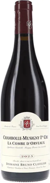 Chambolle-Musigny 1er Cru La Combe d ́Orveaux AOC Bruno Clavelier 2023 BIO