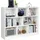 komfotteu Kinderbücherregal Würfelregal 122 x 32 x 93 cm weiß