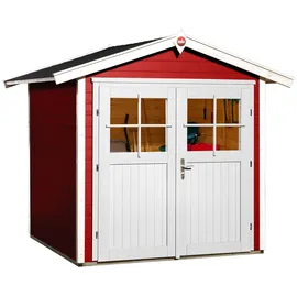 Weka Classic Color Doppeltür 2,05 x 2,09 m rot