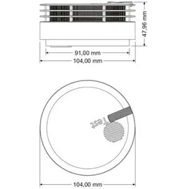 Hekatron Genius Plus X RetroFit Funk-Rauchwarnmelder Austausch-Variante Pack