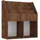 vidaXL Kinderregal vidaXL 71 x 30 x 78,5 cm Eiche braun