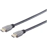 S/CONN maximum connectivity HDMI-Kabel 10K HDMI-A auf HDMI-A 5 m Schwarz