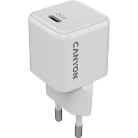 Canyon CU20C GaN 20W 1xPD Eu-wandladegerät Weiß
