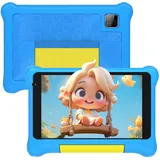 Yicty Kinder Tablet 7 Zoll (17,8 cm) Andriod 13 Tablet für Kinder Quad Core 5 GB RAM 32 GB ROM 128 GB Erweiterung Kindersicherung Lern-Tablet mit stoßfester Schutzhülle (Blau)