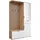 Bega Consult MONACO Garderobenkombination 122 x 35 x 195 cm Braun/Weiß