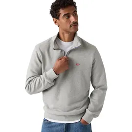 Levi's Original Housemark 1/4 Zip Sweatjacke Herren Grau XL