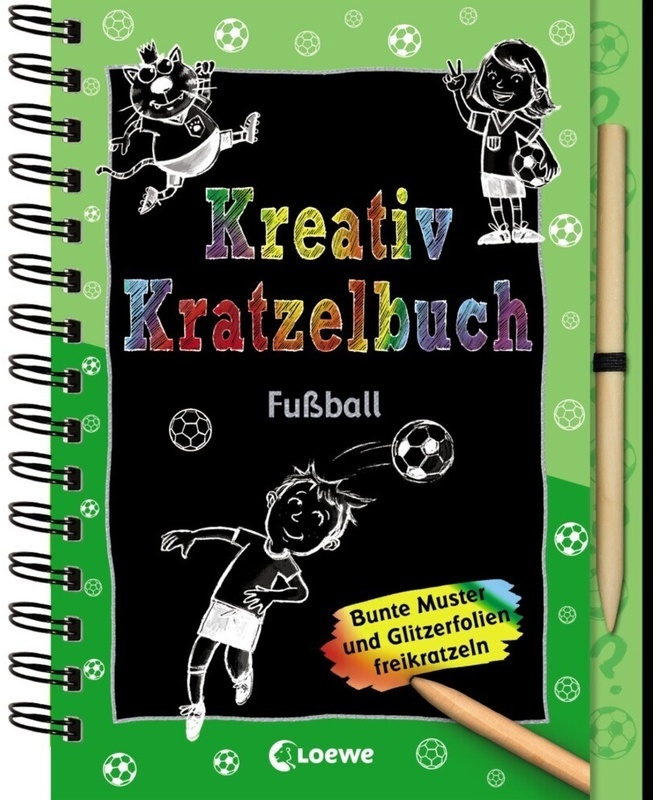 Kreativ-Kratzelbuch / Kreativ-Kratzelbuch: Fussball, Kartoniert (TB)