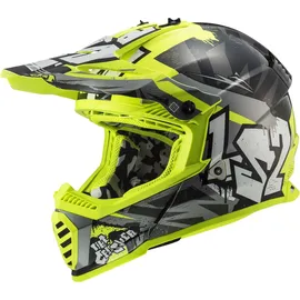 LS2 MX437 Fast Evo II Mini Schwarz L
