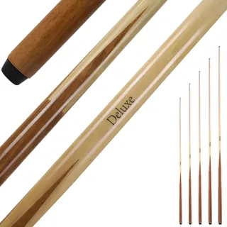 Winsport einteiliger Billard Queue Deluxe, robuster Pool Cue aus Ahornholz, 100 cm, 12mm Schraubleder Spitze, Kinder und Erwachsene, Billardqueue Gastronomie Jugendeinrichtungen