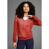 KangaROOS Kapuzenpullover mit besonderem Strickmuster beige 32/34