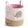 Zeller Aufbewahrungskorb Elefant Ø 25 x 25 cm 1-tlg. rosa