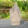 ECD Germany Buddha Figur 55 cm Beige/grau, Kunststein Polyresin Gartenfigur