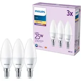 Philips LED-Birne 8719514460034 2,8W E14 warmweiß 3 St.
