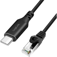 Logilink CU0411 - aktives USB 3.2 (Typ-C) zu Netzwerk (RJ45) Anschlusskabel - 1Gbps, 1,5 m
