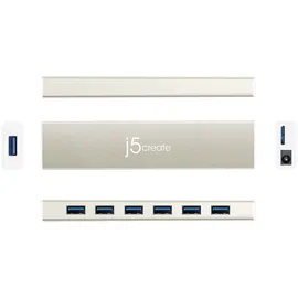 j5create USB Hub USB-C 7-Port Hub,