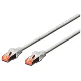 ewent Netzwerkkabel RJ45 Cat 6 S/FTP, 50cm grau
