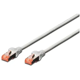 ewent Netzwerkkabel RJ45 Cat 6 S/FTP, 50cm grau