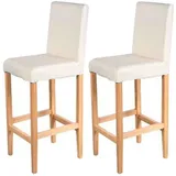 Proregal Barhocker Winnie 41 x 112 x 37 cm Creme