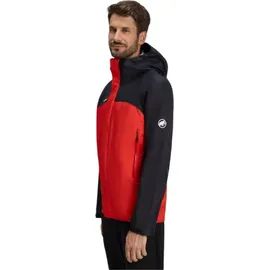 Mammut Microlayer 2.0 HS Hooded Jacket mammut red/black XL - Rot, Schwarz