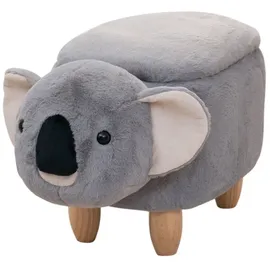 Svita Tierhocker Stauraum Kinderhocker Sitzhocker Kinderzimmer Sitzbox Koala