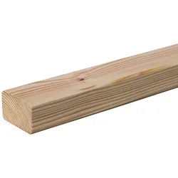 Terrassendielen BM MASSIVHOLZ, beige (natur), B:14cm L:200cm, Holz, Terrassendielen, mit Unterkonstruktion
