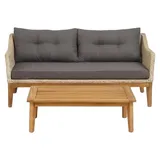 Endorphin Larissa Loungeset 2-tlg. braun