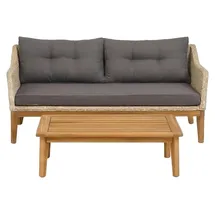 Endorphin Larissa Loungeset 2-tlg. braun