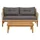 Endorphin Larissa Loungeset 2-tlg. braun
