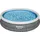 BESTWAY Fast Set Aufstellpool ⌀ 366 x 76 cm Grau inkl. Filterpumpe