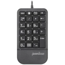 Perixx PERIPAD-202 H B USB Nummernblock Multimediatasten Schwarz