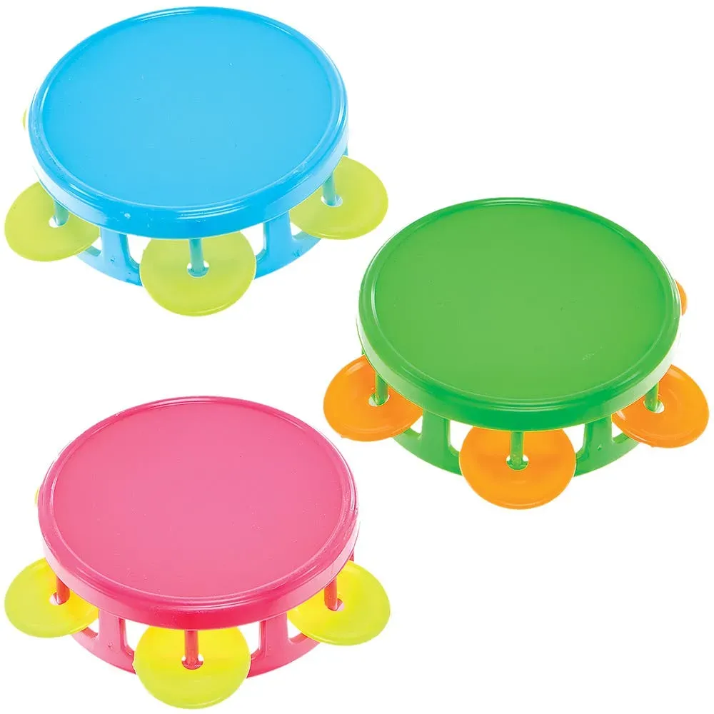 Mini-Spielzeug-Tamburine (pro Set 6) Mitgebsel