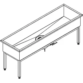 kwc aquarotter gmbh SIRIUS Werkraumbecken 200 x 80 x 60 cm (2000100362)