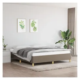 vidaXL Boxspringbettgestell 200 x 200 cm Taupe