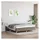 vidaXL Boxspringbettgestell 200 x 200 cm Taupe